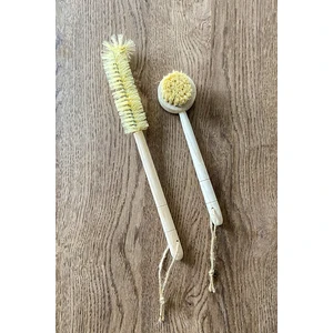 2'li Set (Ahşap Biberon ve Şişe Temizleme Fırçası + Meyve Sebze Temizleme Fırçası)