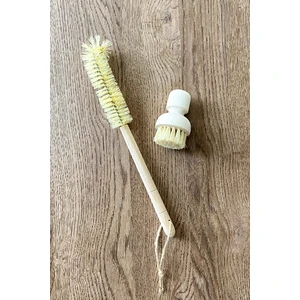 Ahşap Biberon Temizleme Fırçası +  Çok Amaçlı Temizleme Fırçası