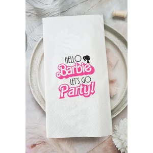 Barbie Konsept Let's Go Party Sunum Peçetesi