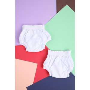 Babyhola Yıkanabilir Yüksek Emici Alıştırma Külodu 2'li 10-15 kg Beyaz 1400