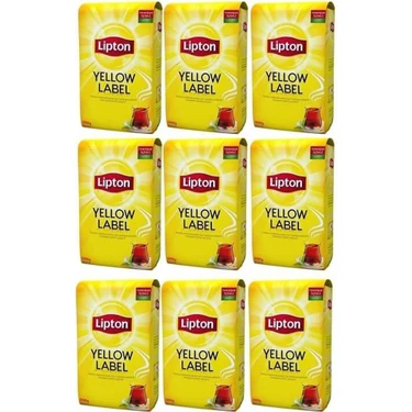 Lipton Yellow Label Dökme Çay 1 kg x 9 Adet 1