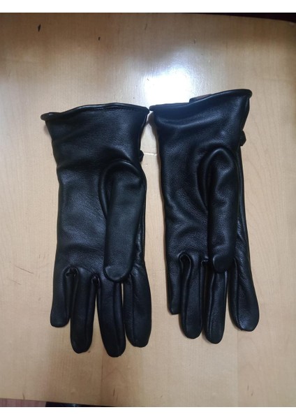 Bohem Style Saç Örgülü Hakiki Kuzu Derisi Eldiven