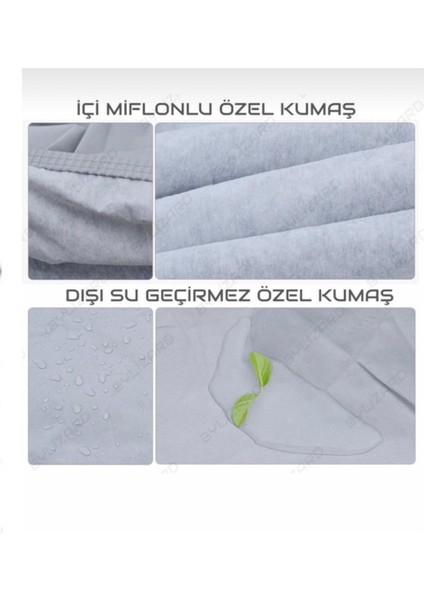 Renault Clio 2 (1998-2004) Yarım Araba Oto Brandası Gri indirimleri