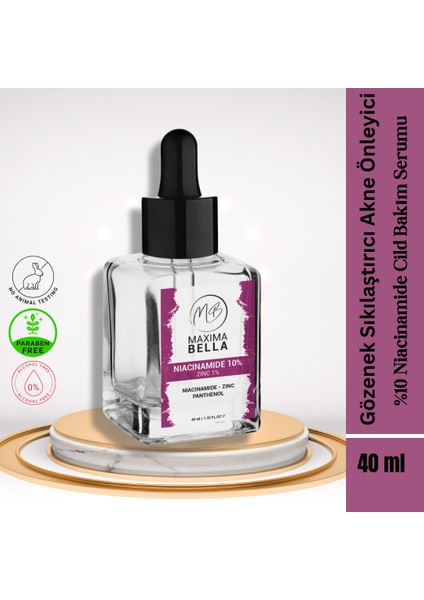 Akne Önleyici Niacinamide Cilt Bakım Serumu |40 Ml|