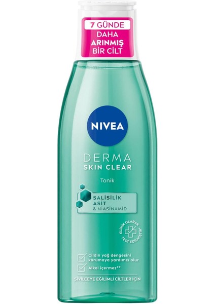 Derma Skin Yüz Temizleyici Tonik 200 Ml