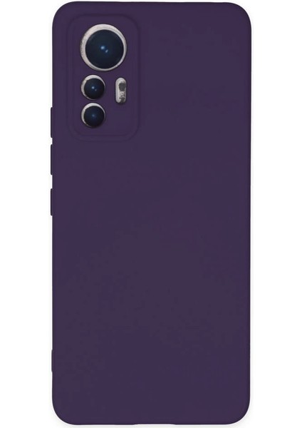 Xiaomi Mi 12 Lite Kılıf Nano Içi Kadife Silikon - Mor 300099