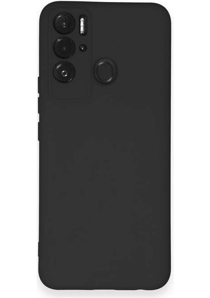 Tecno Pova Neo Kılıf Nano Içi Kadife Silikon - Siyah 300099