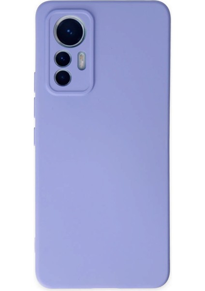 Xiaomi Mi 12 Lite Kılıf Nano Içi Kadife Silikon - Lila 300099