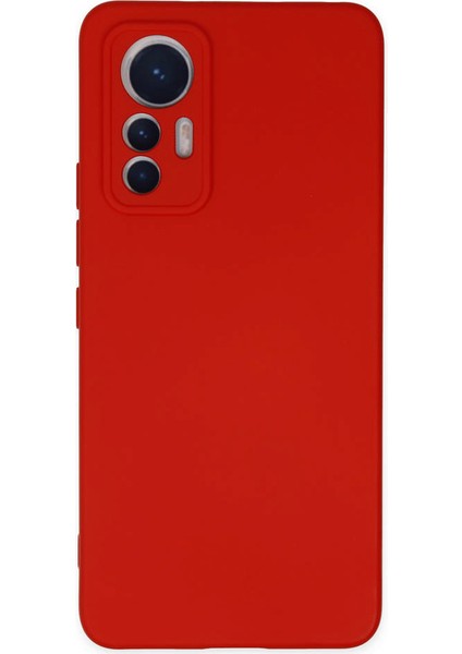 Xiaomi Mi 12 Lite Kılıf Nano Içi Kadife Silikon - Kırmızı 300099