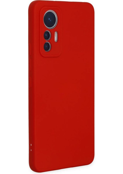 Xiaomi Mi 12 Lite Kılıf Nano Içi Kadife Silikon - Kırmızı 300099