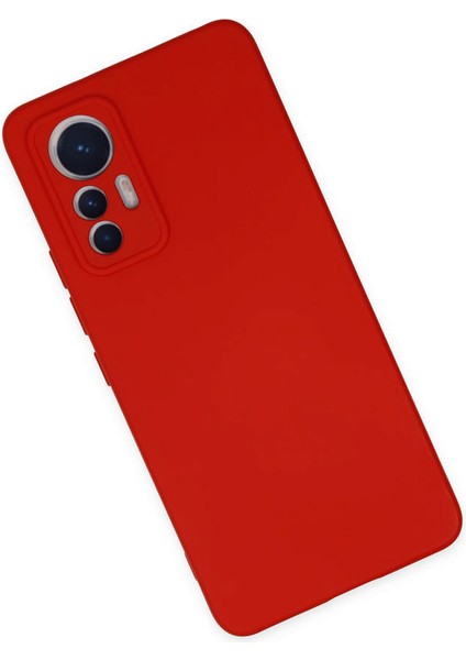 Xiaomi Mi 12 Lite Kılıf Nano Içi Kadife Silikon - Kırmızı 300099