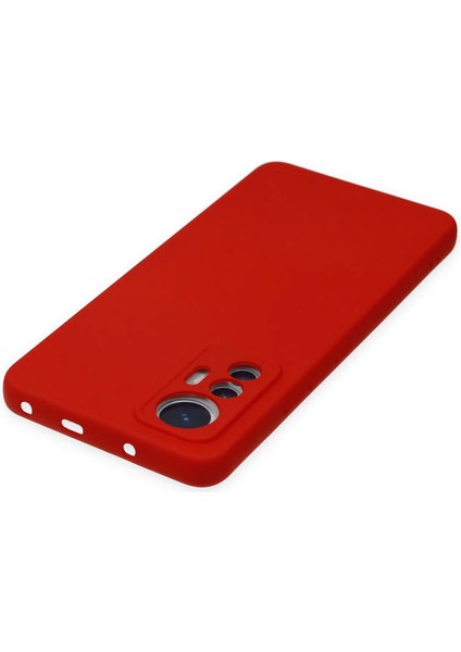 Xiaomi Mi 12 Lite Kılıf Nano Içi Kadife Silikon - Kırmızı 300099