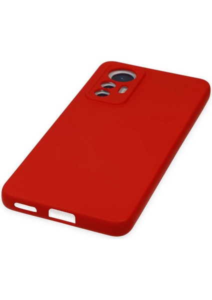 Xiaomi Mi 12 Lite Kılıf Nano Içi Kadife Silikon - Kırmızı 300099