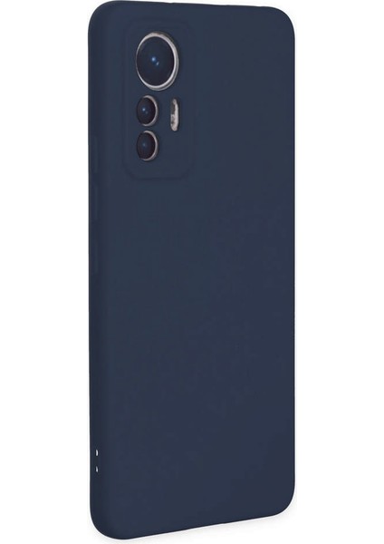 Xiaomi Mi 12 Lite Kılıf Nano Içi Kadife Silikon - Lacivert 300099
