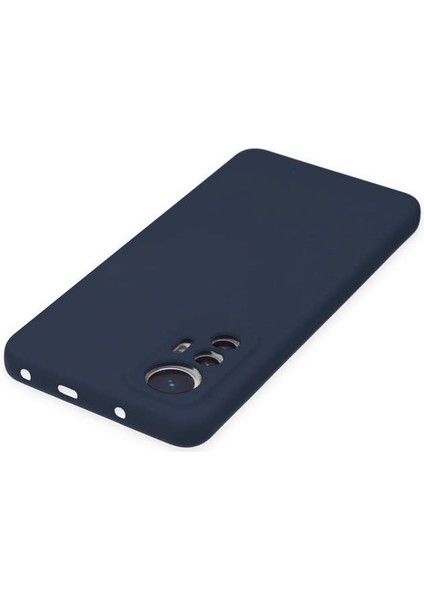 Xiaomi Mi 12 Lite Kılıf Nano Içi Kadife Silikon - Lacivert 300099