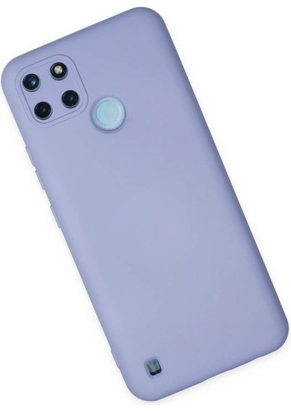 Realme C25Y Kılıf Nano Içi Kadife Silikon - Lila 300099 fiyatları