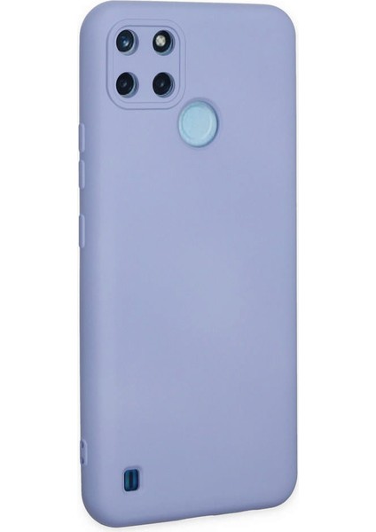 Realme C25Y Kılıf Nano Içi Kadife Silikon - Lila 300099 modelleri