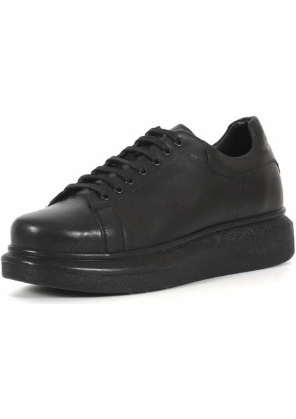 Alexander Mq Tz Haki Deri Erkek Günlük Spor Ayakkabı RS-4005SIYAH