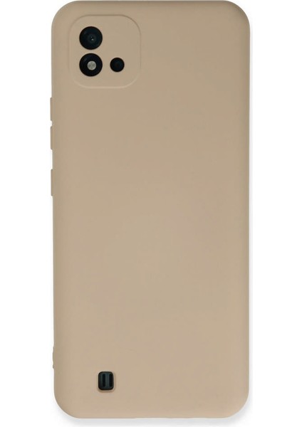 Realme C11 2021 Kılıf Nano Içi Kadife Silikon - Pudra 300099