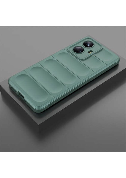 Realme 10 Pro 5g Kılıf Optimum Silikon - Koyu Yeşil Nrmsa