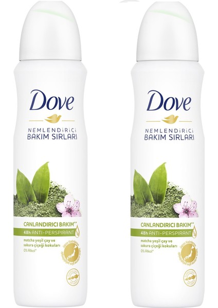 Kadın Canlandırıcı Bakım Deodorant Matcha 150 ml - 2'li Paket