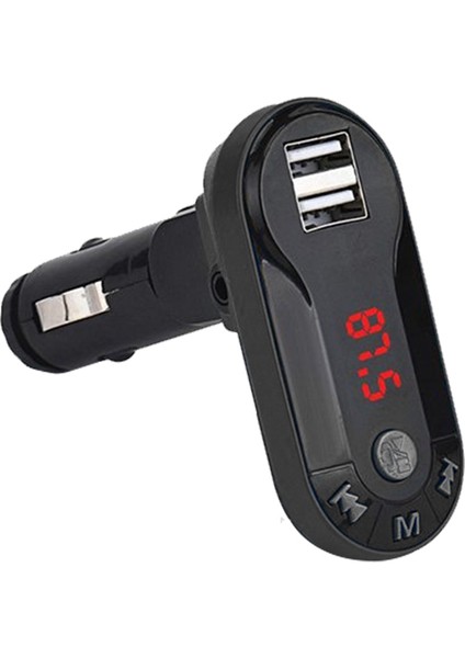 Hello HL-19683 Bt-Fm Modulatör Çift Usb/sd/mp3 12-24 Volt Hafızasız Bluetooth Fm Transmıtter