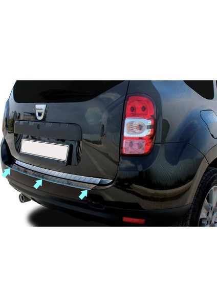 Dacia Duster Suv Arka Tampon Eşiği Paslanmaz Çelik 2010 > 2017