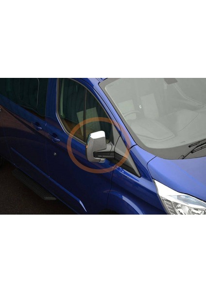 Ford Tourneo Custom Van Ayna Kapağı 2 Parça Abs Krom 2012 >