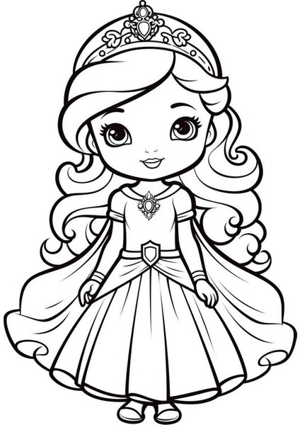 Kızlar Için Prenses Boyama Kitap Seti (4 Kitap) fiyatları