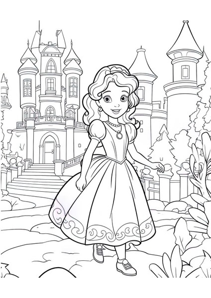 Kızlar Için Prenses Boyama Kitap Seti (4 Kitap) fırsatları