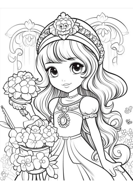 Kızlar Için Prenses Boyama Kitap Seti (4 Kitap) indirimleri