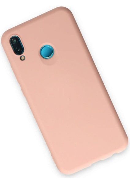 Huawei P20 Lite Kılıf Nano Içi Kadife Silikon - Pudra 300099 modelleri