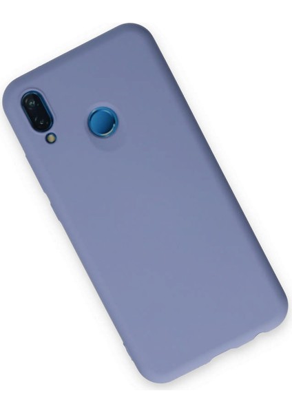 Huawei P20 Lite Kılıf Nano Içi Kadife Silikon - Lila 300099 modelleri