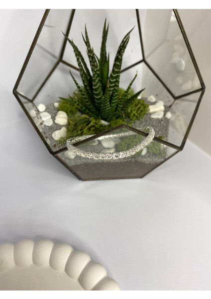 Zirkon Taşlı Esnek Su Yolu Silver Bileklik fiyatları