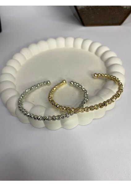 Dorika Gold Ayarlanabilir Kalıp Bileklik