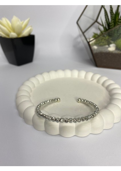 Dorika Silver Ayarlanabilir Kalıp Bileklik fırsatları