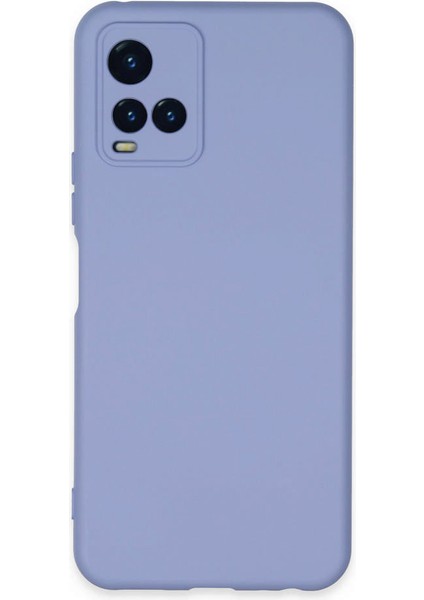 Vivo Y21S Kılıf Nano Içi Kadife Silikon - Lila 300099