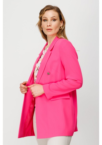 Bayan Ekol Krep Kumaş Ceket fırsatları