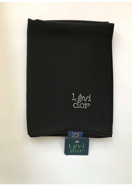 Kadın Siyah Medine Ipeği Şal