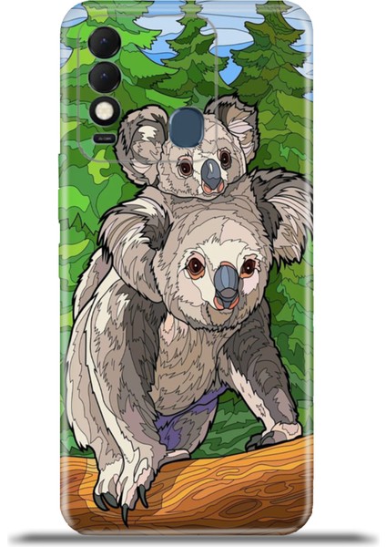 Tecno Spark 8t Kılıf Esnek Silikon Kamera Koruma 4K Desenli Özel Tasarım - Coala Team fiyatları