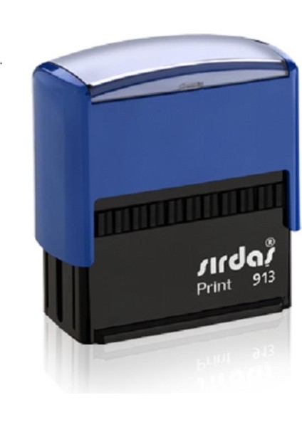 Standart Kaşe Otomatik 24X61 913 Mavi Yazılı Metin Size Özel