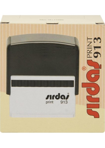 Standart Kaşe Otomatik 24X61 913 Mavi Yazılı Metin Size Özel fiyatları