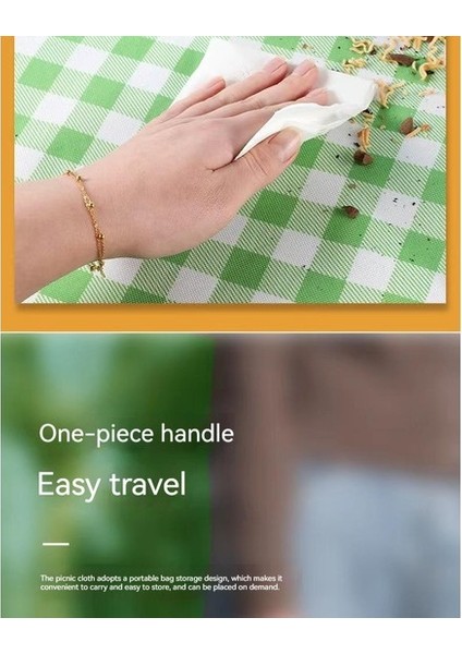 Kalın Su Geçirmez Piknik Örtüsü - Kırmızı (Yurt Dışından) modelleri