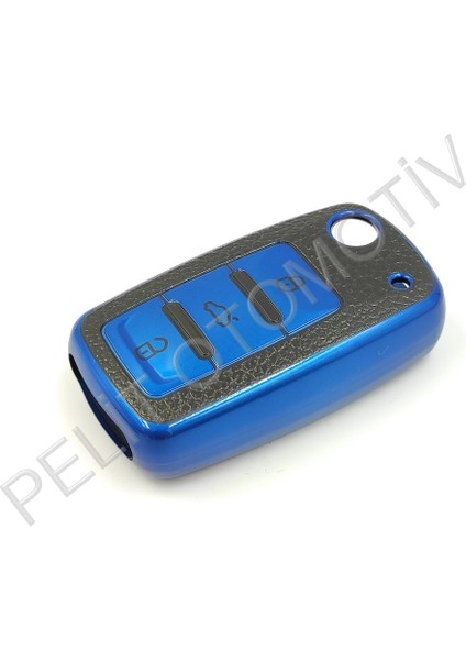 Seat 3 Tuş Sustalı Anahtar Kılıfı Süperlüx Mavi indirimleri