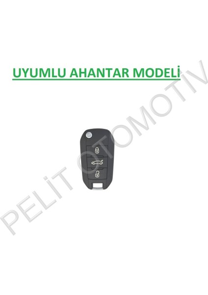 Peugeot 2008 3008 4008 5008 Sustasız Anahtar Kılıfı Süperlüx Kırmızı fiyatları
