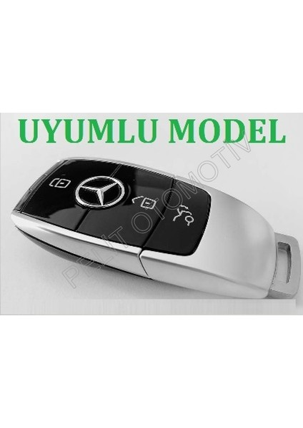 Mercedes C180 C200 W213 Anahtar Kılıfı Süperlüx Yeşil