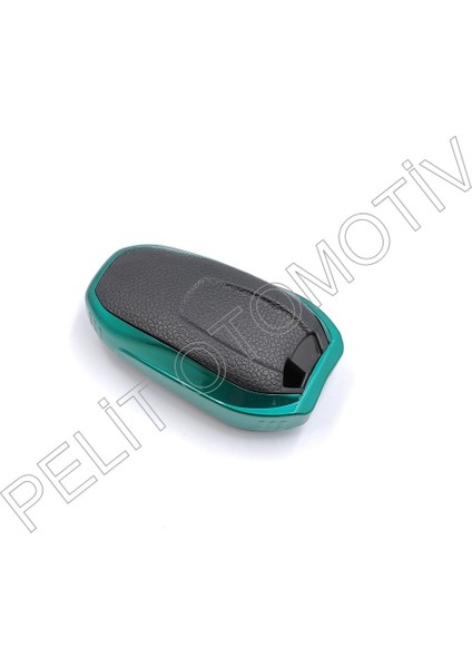 Citroen C3 C4 Elysee C5 Anahtar Kılıfı Sustasız Süperlüx Yeşil modelleri