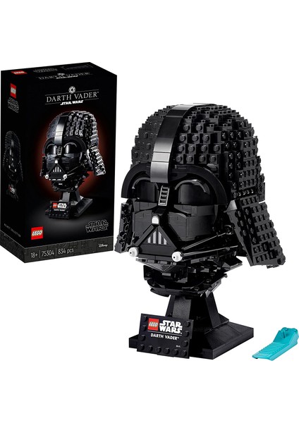 Star Wars™ Darth Vader™ Kaskı 75304 Eğlenceli, Yaratıcı, Koleksiyonluk ve Sergilnebilir Star Wars Yapım S (834 Parça)