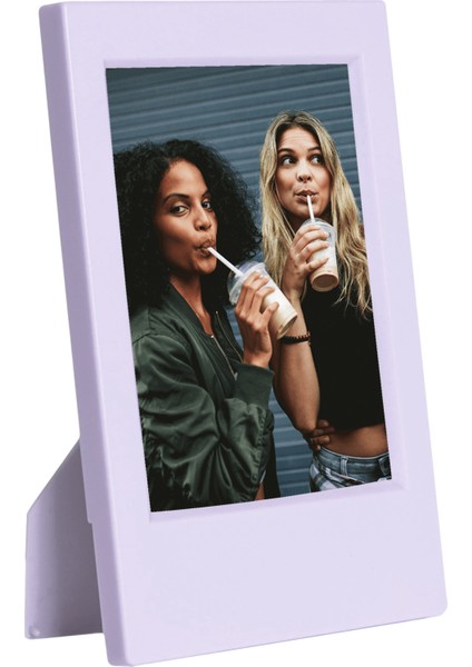 Instax Mini 12 Lila Fotoğraf Makinesi-Çerçeve ve Deri Kılıf Seti fırsatları
