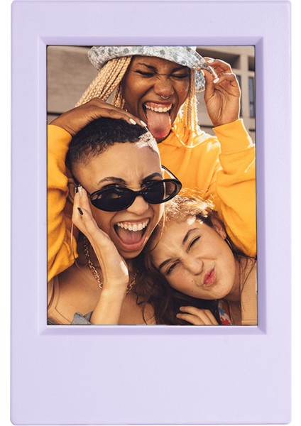 Instax Mini 12 Lila Fotoğraf Makinesi-Çerçeve ve Deri Kılıf Seti indirimleri